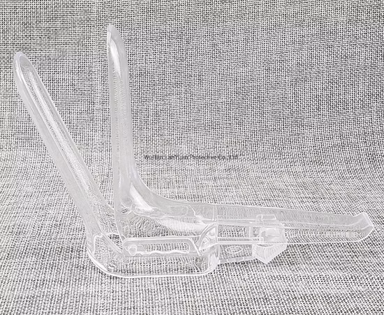 Instrumento médico desechable de espéculo vaginal de plástico