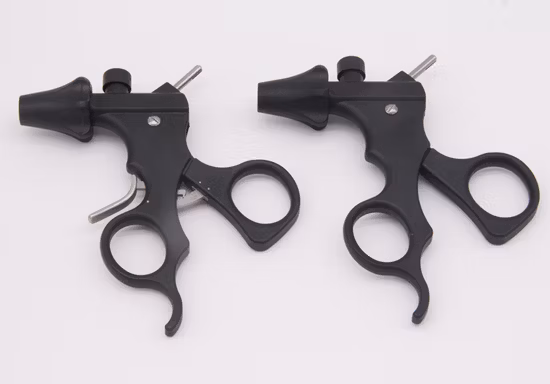 Tijeras con gancho para instrumentos laparoscópicos de 5 mm